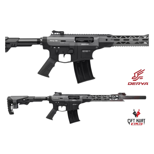 Derya MK-12 AS-110S Gri-Siyah Şarjörlü Yarı Otomatik Av Tüfeği